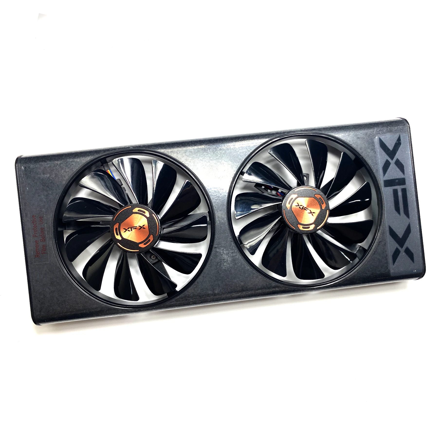 New For XFX Radeon RX5500XT 8GB Thicc II Pro black wolf version Graphics Card Replacement Fan  panel with fan