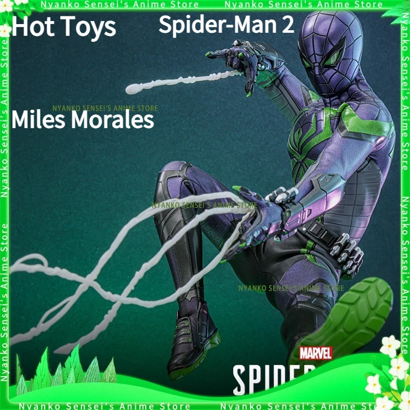 

In Stock Hot Toys Marvel's Spider-Man 2 Miles Morales Bodega Cat Suit Ver. 1:6 Collectible Action Figure Anime Models Toy Gift