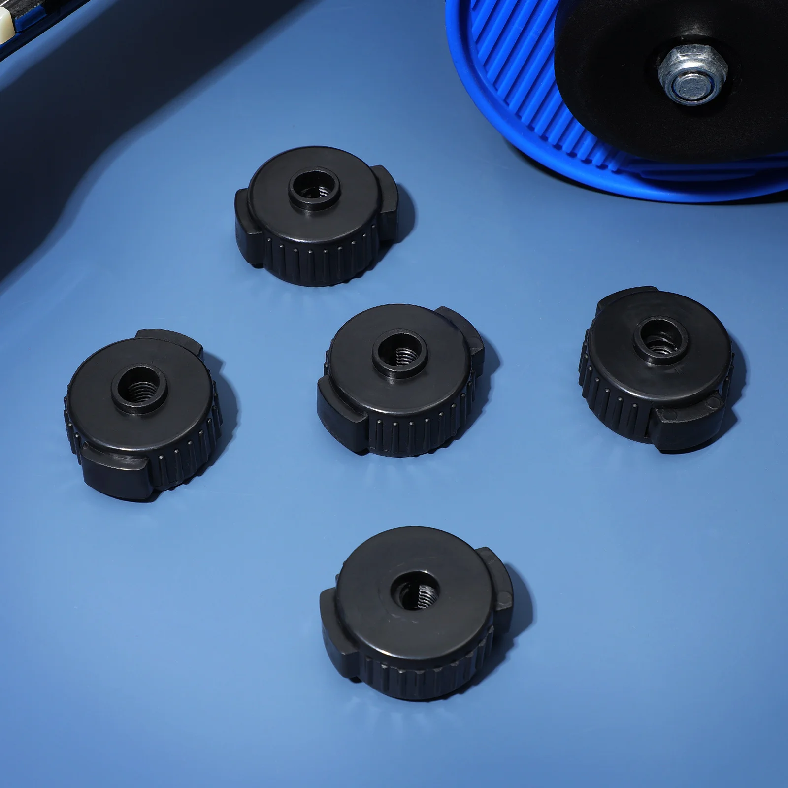

5Pcs Plastic Cymbal Nuts Drum Kit Quick Assembly Cymbal Fixing Nuts Vibration Dampening Hardware Drum Components