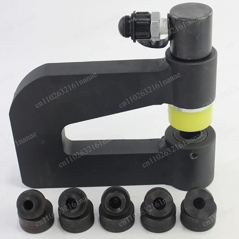 Hydraulic Cable Bridge Hole Punch Down Tools Hole Diggers 150mm throat   6-35mm