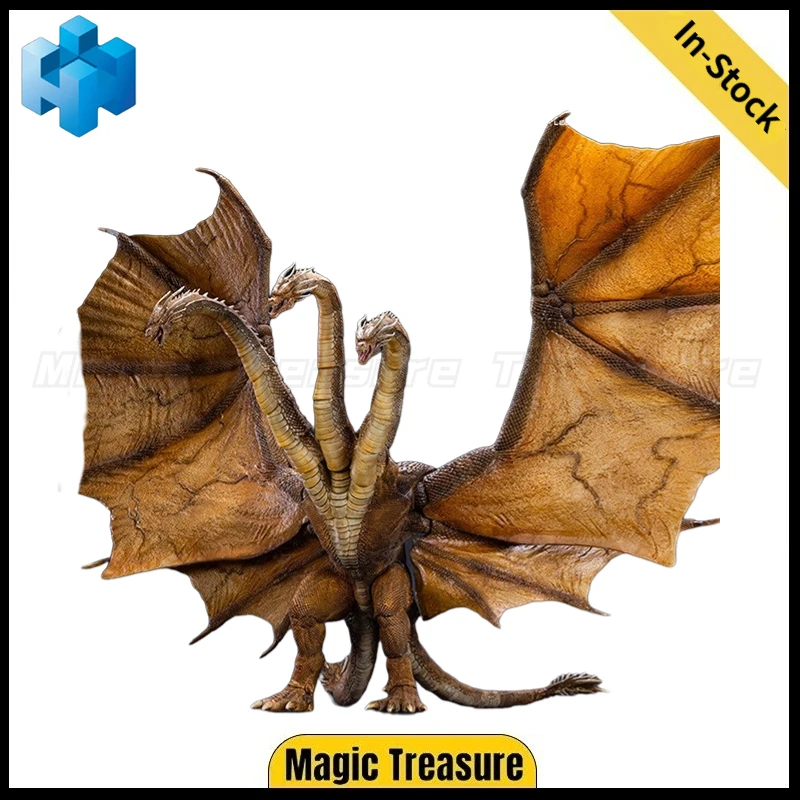 【En stock】Figura de acción original HIYA EXQUISITE BASIC Godzilla: King of The Monsters King Ghidrah 2.0, juguetes, adornos, regalos