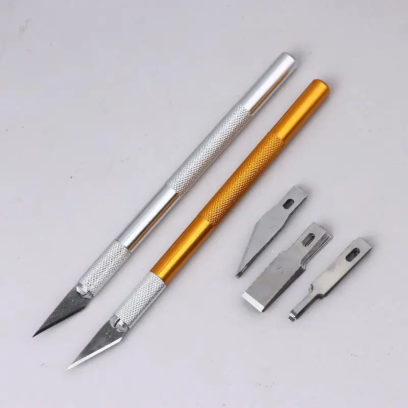 Glue Removal And Scraping Blades, Flat-edged Scalpel, 5, 11, 17# BSD Engraving Knife, Repair And Film Application Hand Knife image 5