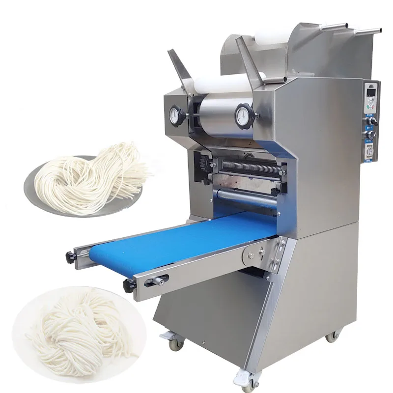 

Electric Noodle Machine Pasta Machine Commercial Roller Press Dumpling Skin Stainless Steel Automatic Noodle Makers Machine