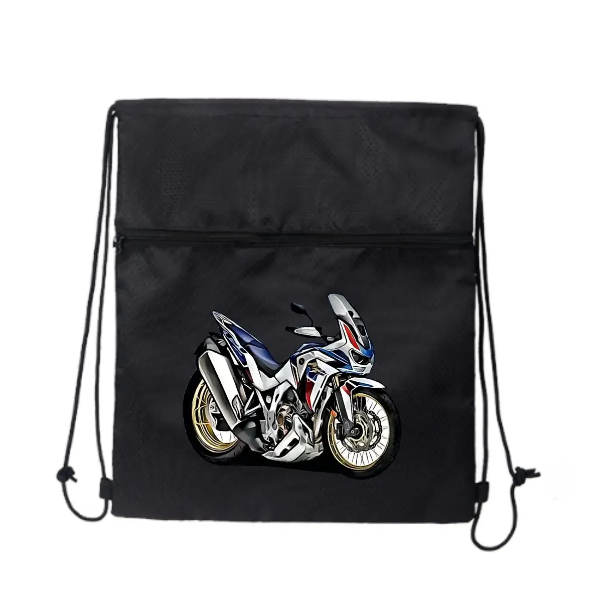 

Спортивный велосипед Элегантная, высокопроизводительная мотоциклетная иллюстрация Черная сумка на молнии на шнурке: идеально подходит для коротких держателей
