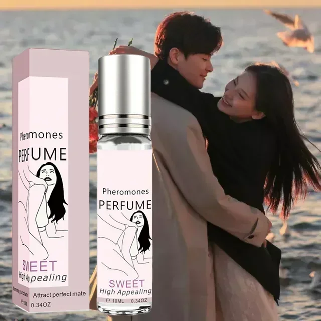 Perfume de feromona para homem atrair mulheres, Óleo estimulante do sexo essencial do corpo, duradouro, Androstenone Perfume Sexy