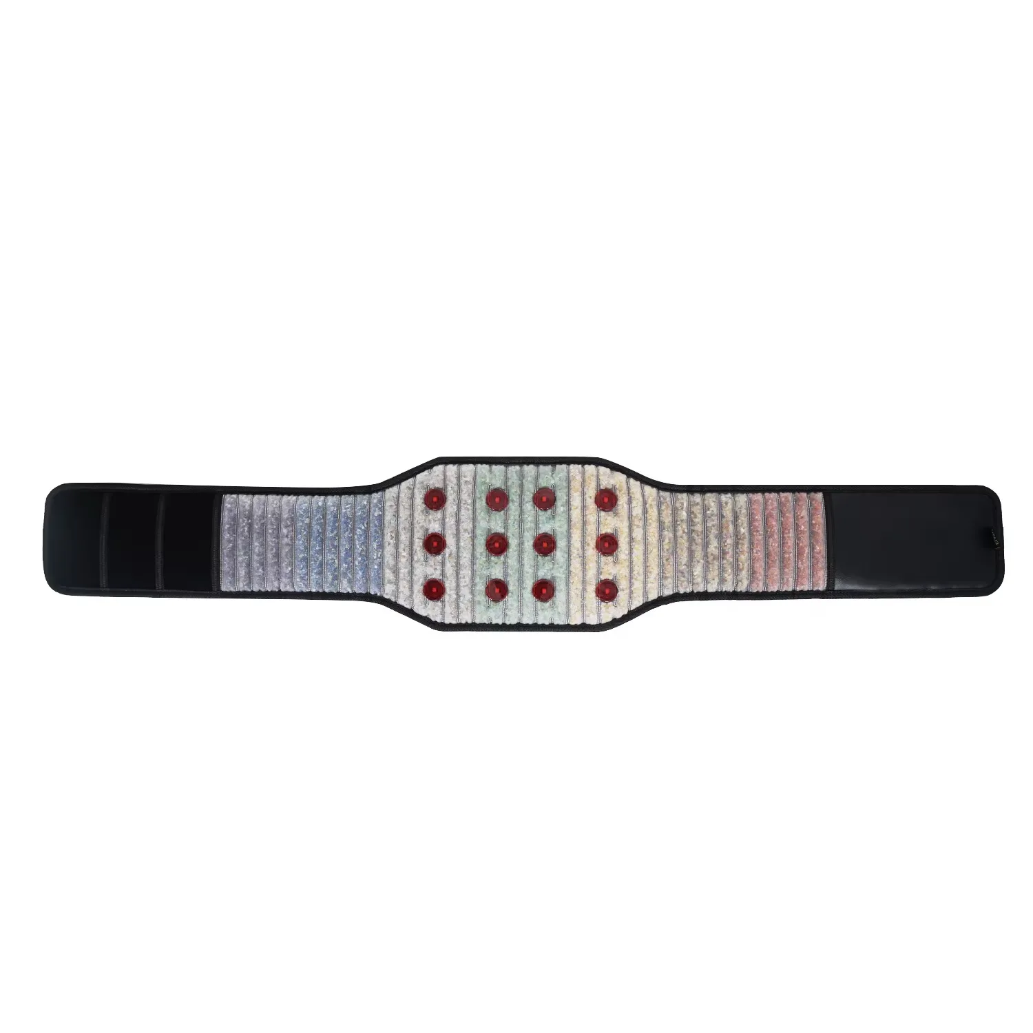 

STLFBiolife Bio Thermal Health Care Natural Crystal Amethyst Massage Magnetic Leather Warming Belt