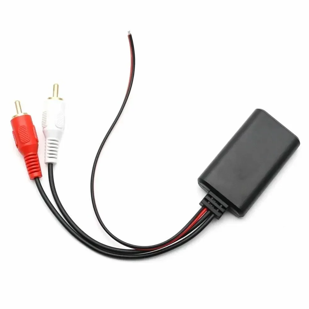 Wireless Music Bluetooth Receiver Receiver Module 2 RCA Cable AUX Receiver Wireless Bluetooth Module Replacement Universal Play