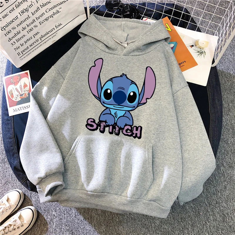 

Anime Stitch Y2k Sweatshirts Cute Manga Hoodies Women Men Harajuku Gothic Streetwear Cartoon Lilo Stitch Disney Hoody Clothes