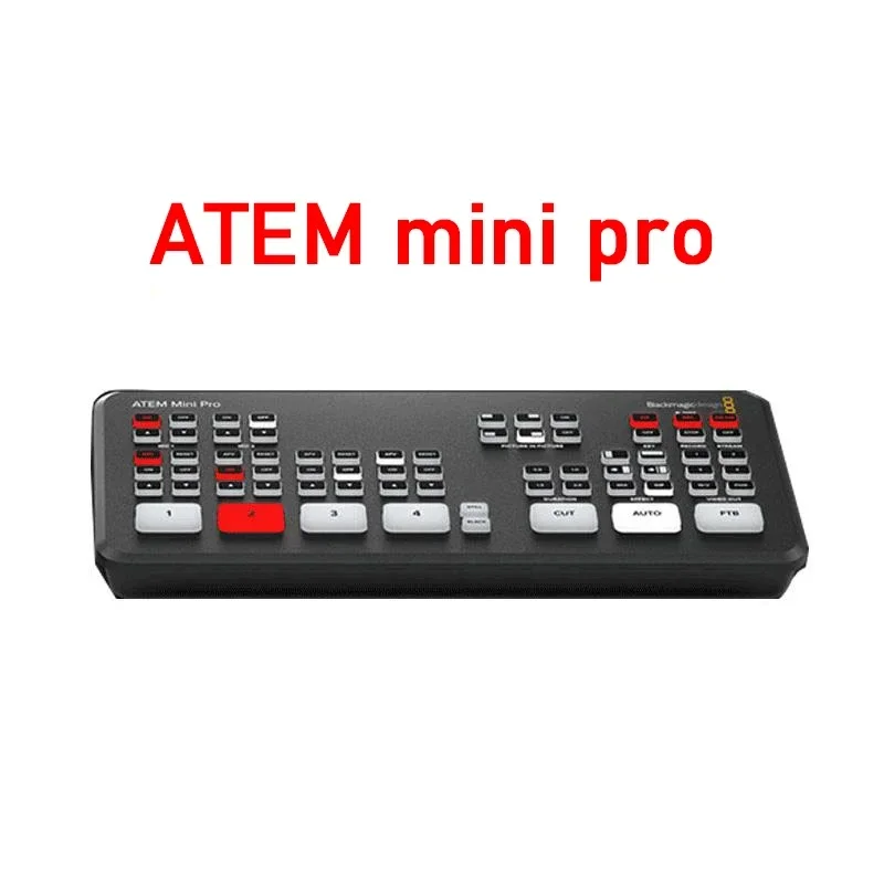 BMD ATEM Mini  4 HD MI Multi view recording video mixer switcher live streaming broadcast Interview