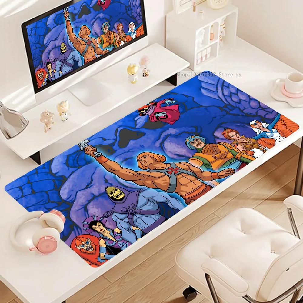 1pc hot anime  He Man Masters Of Universe Non-slip Mouse Pad Suitable For Office Computers Laptops E-sports Game Desk Mats XXL