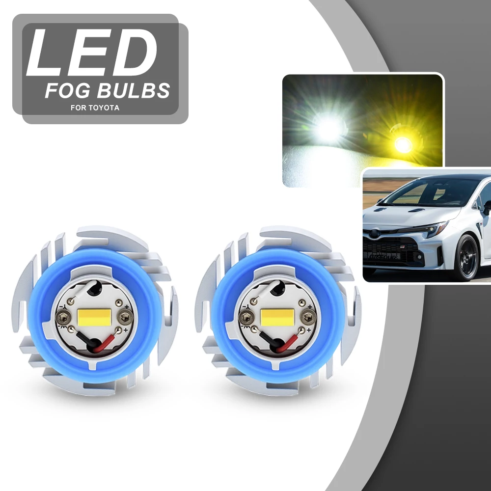 

Светодиодные противотуманные фары Switchback L1 L1B для 2019+ Toyota Corolla E210/Corolla Hatch 2022+ Corolla Cross Янтарные/белые противотуманные фары дальнего света