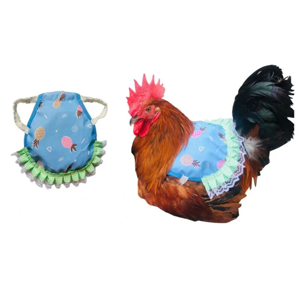 Cloth Chicken Saddle Apron Soft Adjustable Hen Back Jacket Chicken Harness Vest Chicken Feather Protector Four Seasons