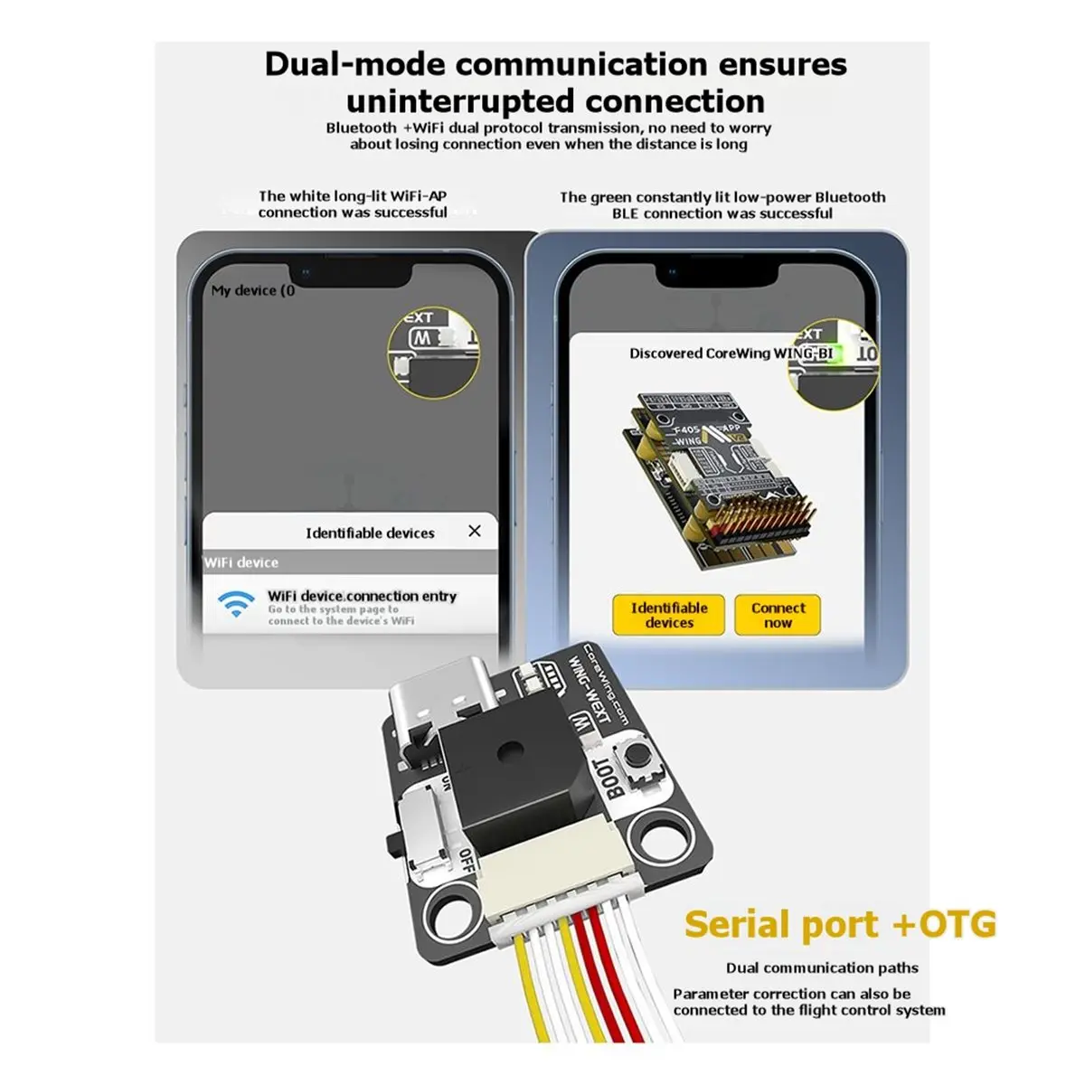 2026 New F405 WING APP V2 Flight Controller for Fixed Wing FPV for APP Presetting DIY RC Airplane Parts