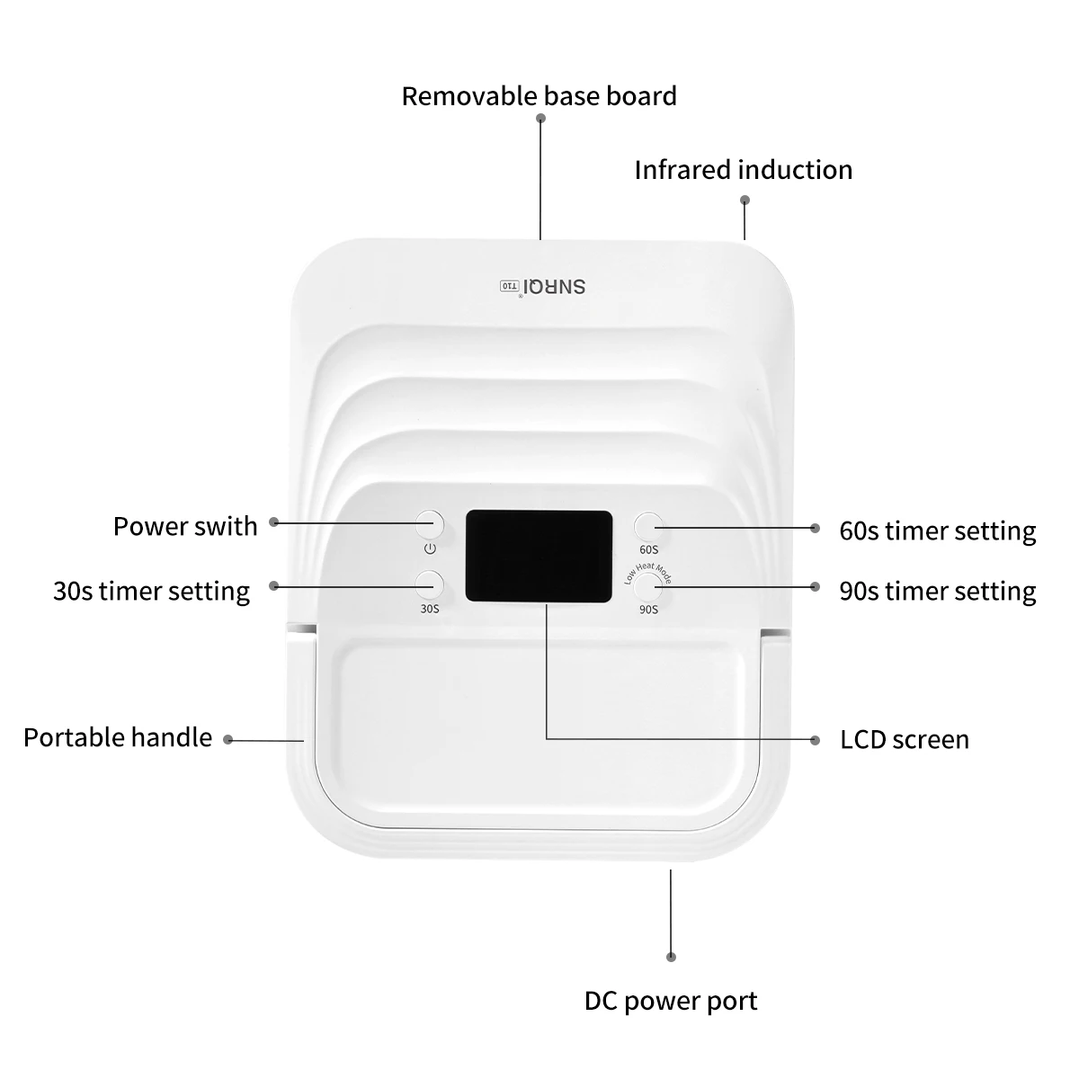 مجفف أظافر احترافي قابل لإعادة الشحن 48 مصباح LED للأشعة فوق البنفسجية لعلاج جميع طلاء الأظافر الجل ومساحة كبيرة ومصباح أظافر لاسلكي محمول مساحة كبيرة مجفف الأظافر قابلة للشحن مصباح الأشعة فوق البنفسجية لعلاج جميع هلام