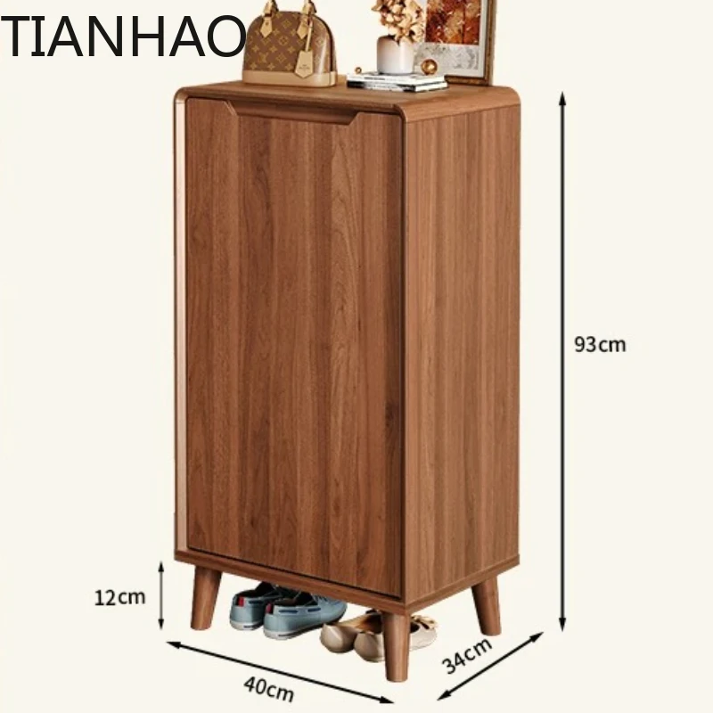 Big Size Fashion Interior Save Room Decor Wooden Shoe Cabinet Space Cute Shoe Shelf Organizer Sapateira Space Saving Furniture