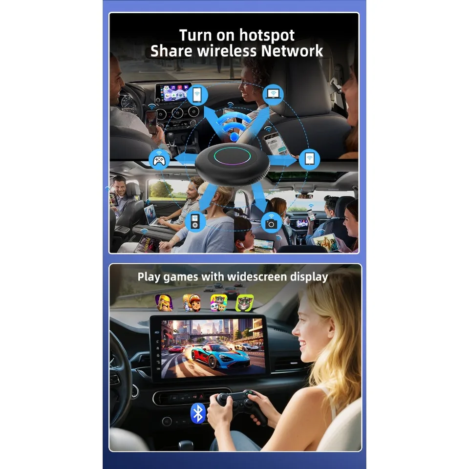 Tbox Ultra 2 5G Android 15 CarPlay Box 8+128GB
