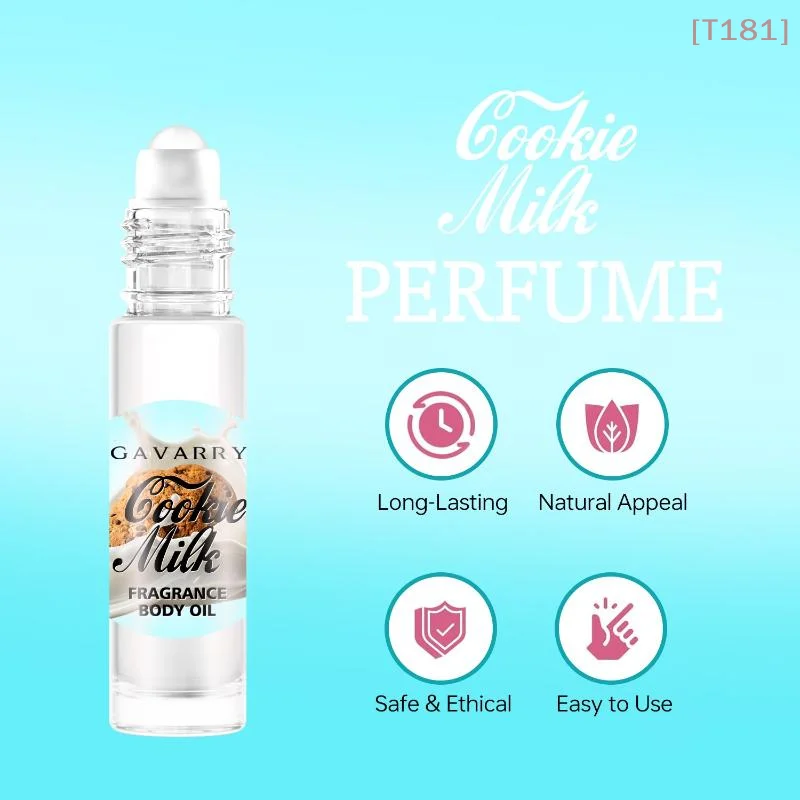 

Ароматическое масло для тела с ароматом молочного печенья, 10 мл, длительного действия, для женщин, портативный мини-флакон для ежедневного использования