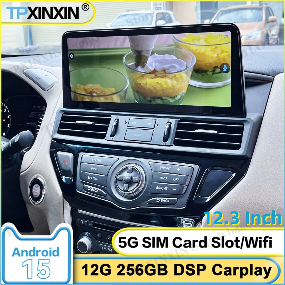 

Автомагнитола для Nissan Pathfinder 2012~2020 с Android Auto, CarPlay, мультимедийным экраном и GPS-навигацией