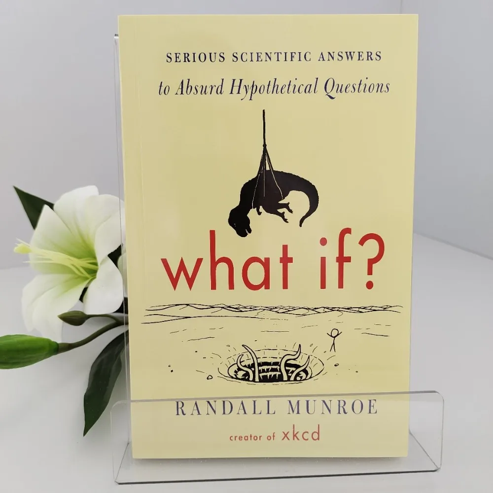 What If Original English Book By Randall Munroe Funny Popular Science Book xkcd Comic Creative Thinking Science Reading Book