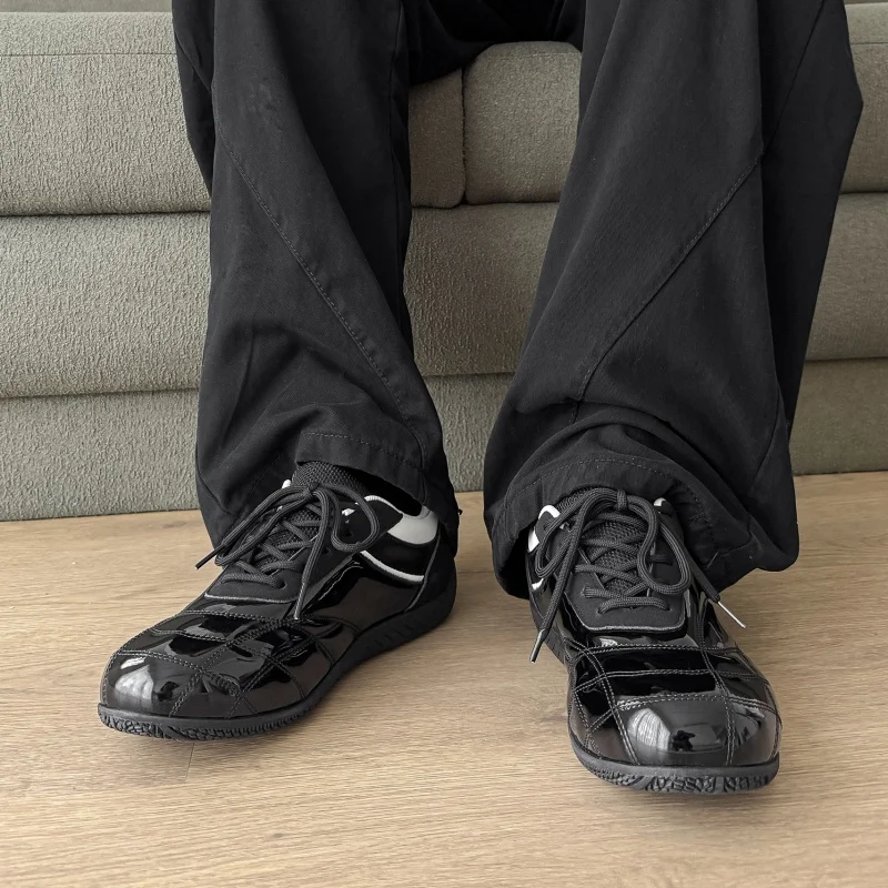 

Новинка 2025, модные простые мужские кроссовки высокого качества для отдыха, износостойкая обувь на мягкой подошве, универсальная и дышащая мужская обувь