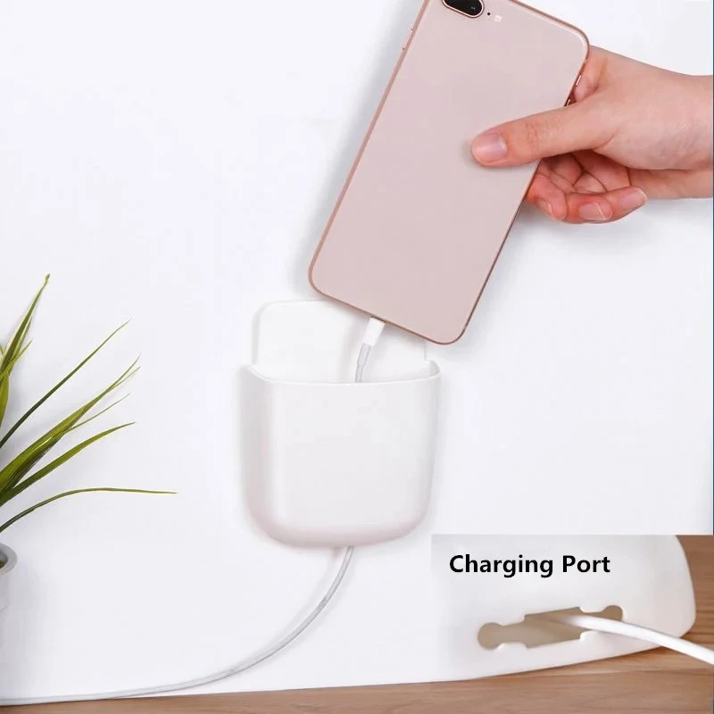 Multi-functional Wall Mounted Storage Box Household Living Room Remote Control Bedside Phone Storage Holder Organizer Box Shelf