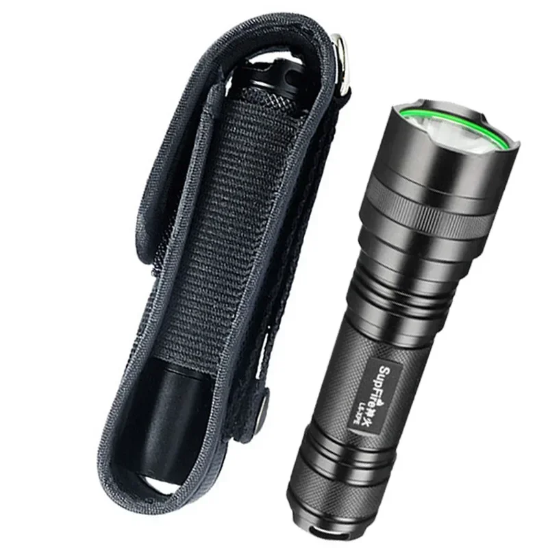 

Flashlight Pouch LED Torch Holster Belt Waist Pack Tools Carry Case Outdoor Camping Hunting Bag