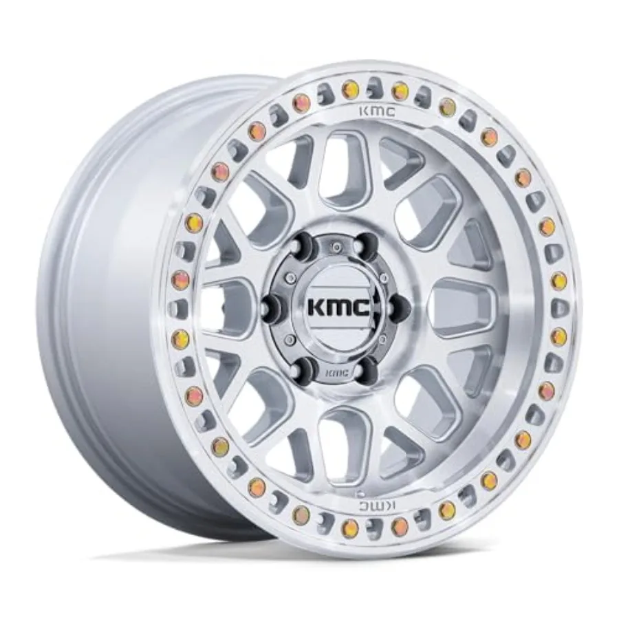 

17x9 5x5 -12mm Silver Wheel Rim for KMC KM549 GRS 17 Inch Application Aluminum Alloy Material Sleek Silver Finish Durable and L