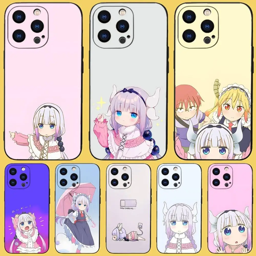 

K-kanna kamui Anime Phone Case For iPhone 16,15,14,13,12,11,Pro,XS,Max,XR,Plus,E,SE4,Mini Black Fashion Cover