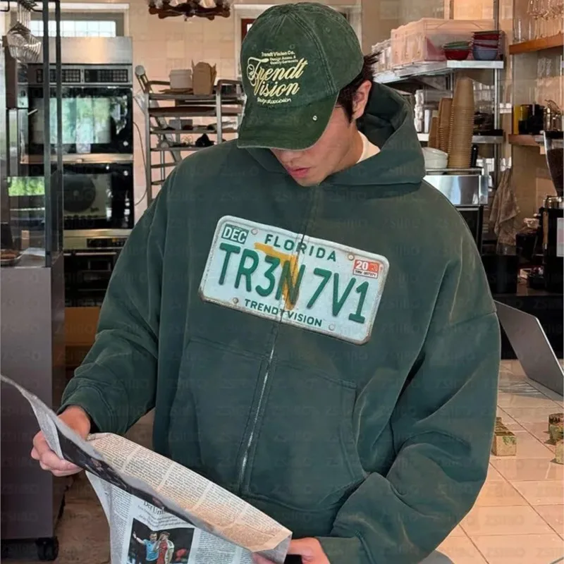 الشارع الشهير Y2K الرجال/المرأة زمم هوديس ريترو Harajuku القوطية بلوزة غير رسمية موضة جديدة زوجين ملابس رياضية k البوب الملابس #5