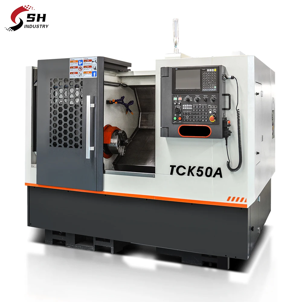 Inclined Bed TCK50A Cnc Lathe Turning Hining Center