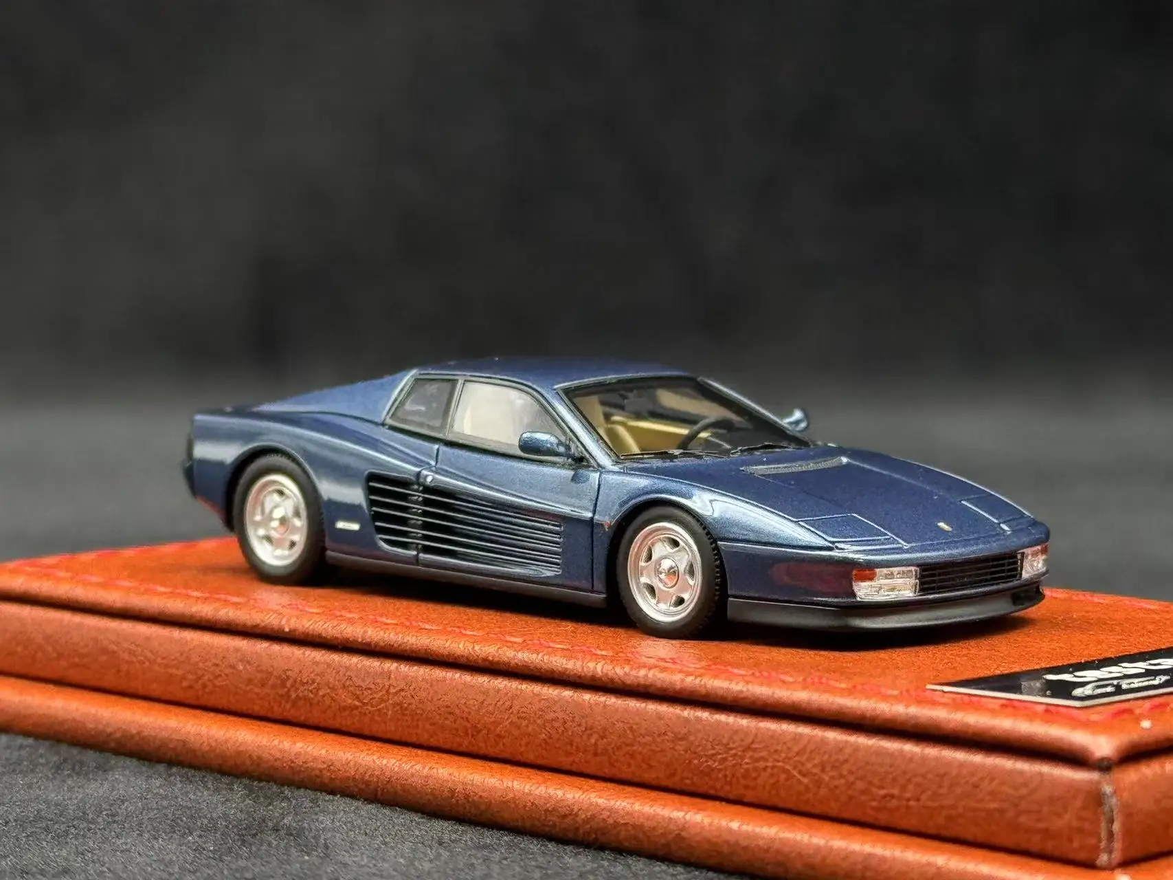 Cars' Lounge 1:64 Testarossa custom color Limited edition resin model children's toy gift