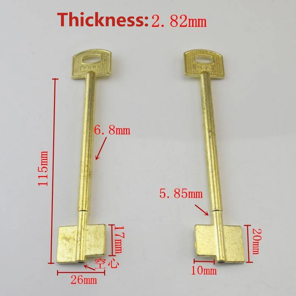 Imagem -03 - Jmckj-safe Flagpole Key Vault Key Blank Security Door Key 1pc