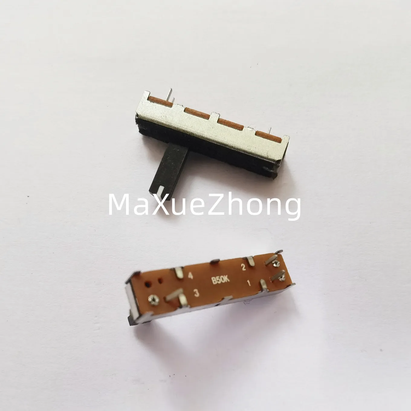 Original new 100% push-pull potentiometer B10K B20K B50K B100K mixer 35mm 3.5cm faders with midpoint 10mm 15mm 20mm (SWITCH)