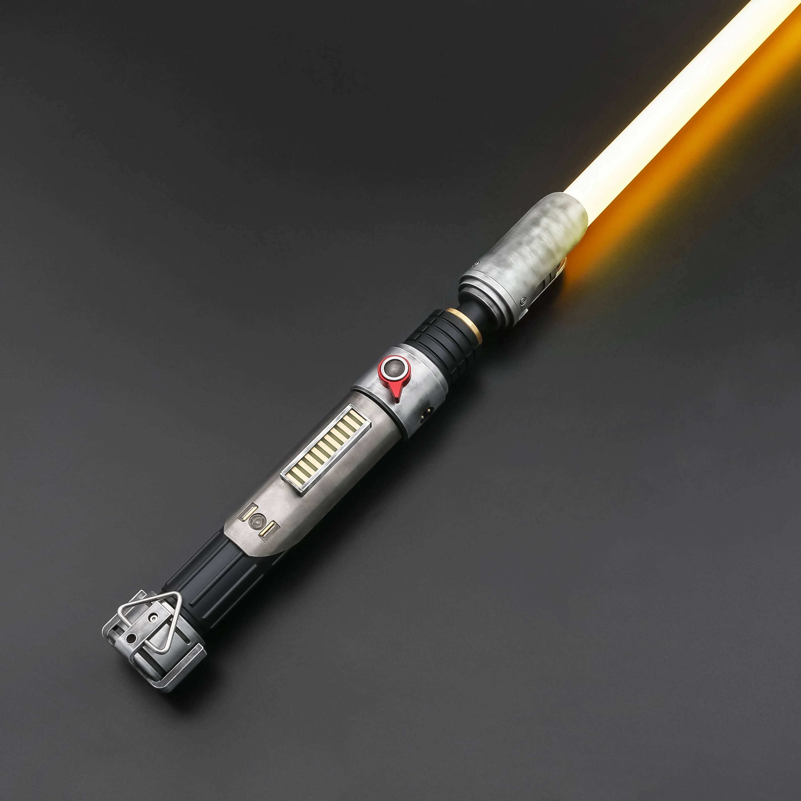 TXQSABER Replica Lightsaber Ezra EP2-Weathered Heavy Dueling Light Sword Metal Hilt Colors Changing Smooth Swing Lasersword Toys