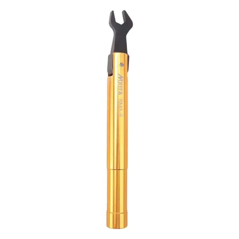 10X Mxita SMA Torque Wrench RF Connector Opening 8MM Electrommunication Coax Adapter Convertor Straight Goldplated Spanner