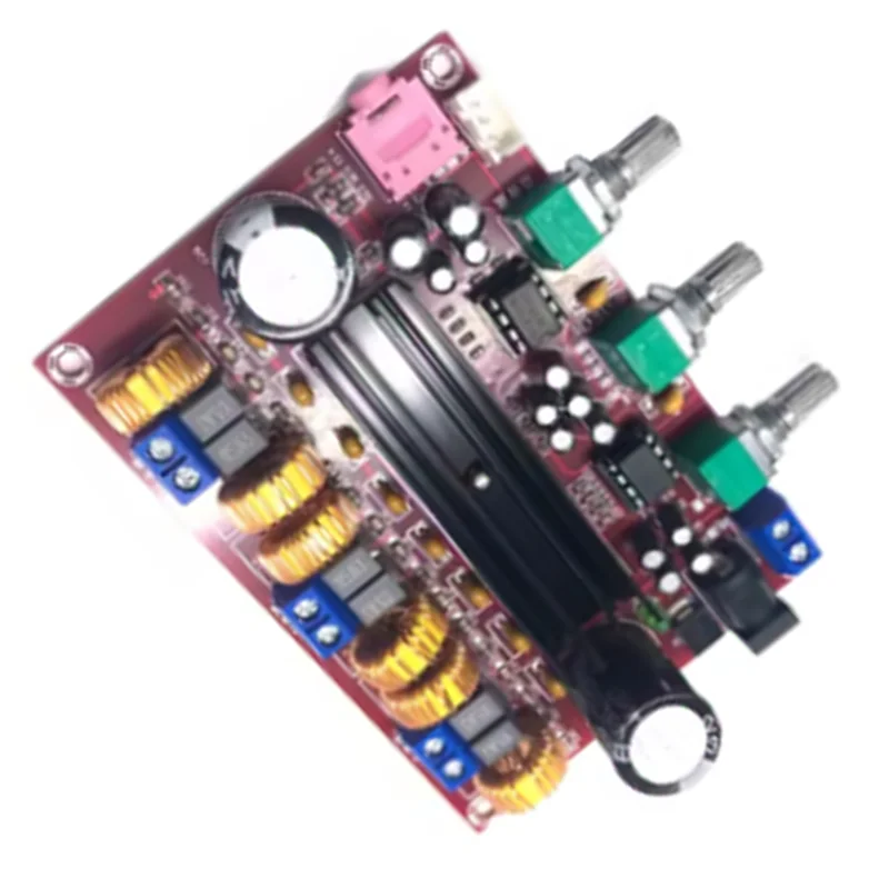Reliablexh-M139 TPA3116D2 Based 2.1 Channel Digital Power Amplifier Board 12V-24V Wide Voltage 2X 50W+ 100W Old Version