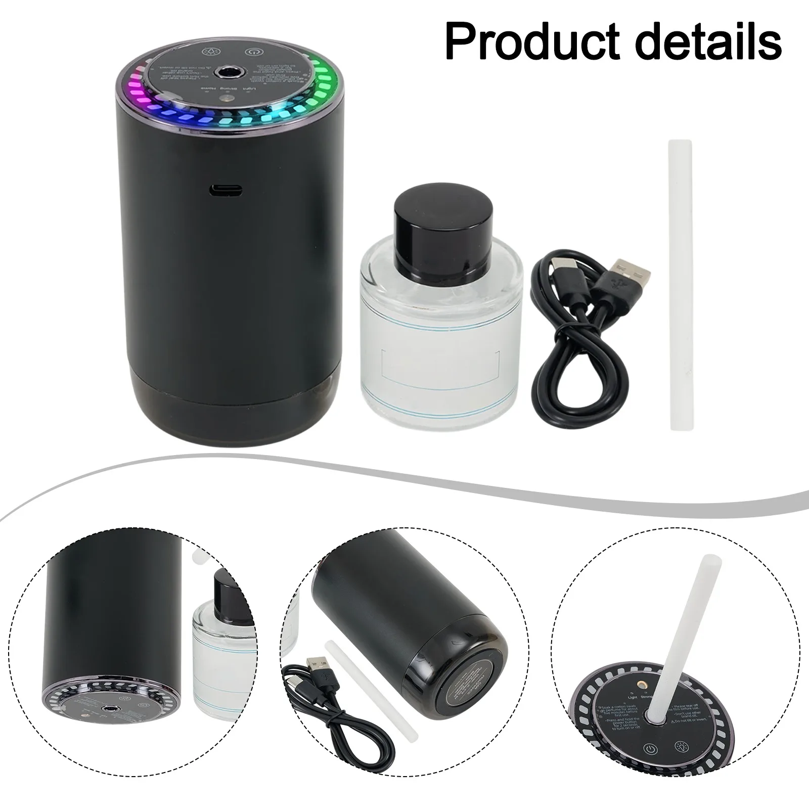 

Интеллектуальный автомобильный освежитель воздуха, перезаряжаемая батарея, очаровательная звездная проекция и регулируемая интенсивность аромата