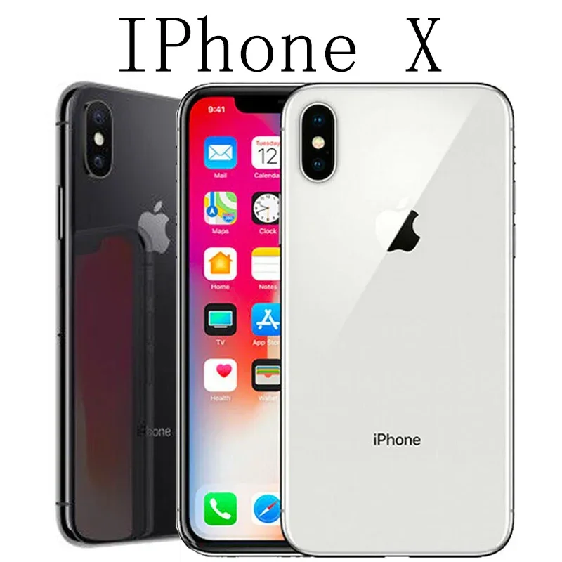 Unlocked Original Apple iPhone X 4G LTE IOS CellPhone 64GB 256GB ROM 5.8