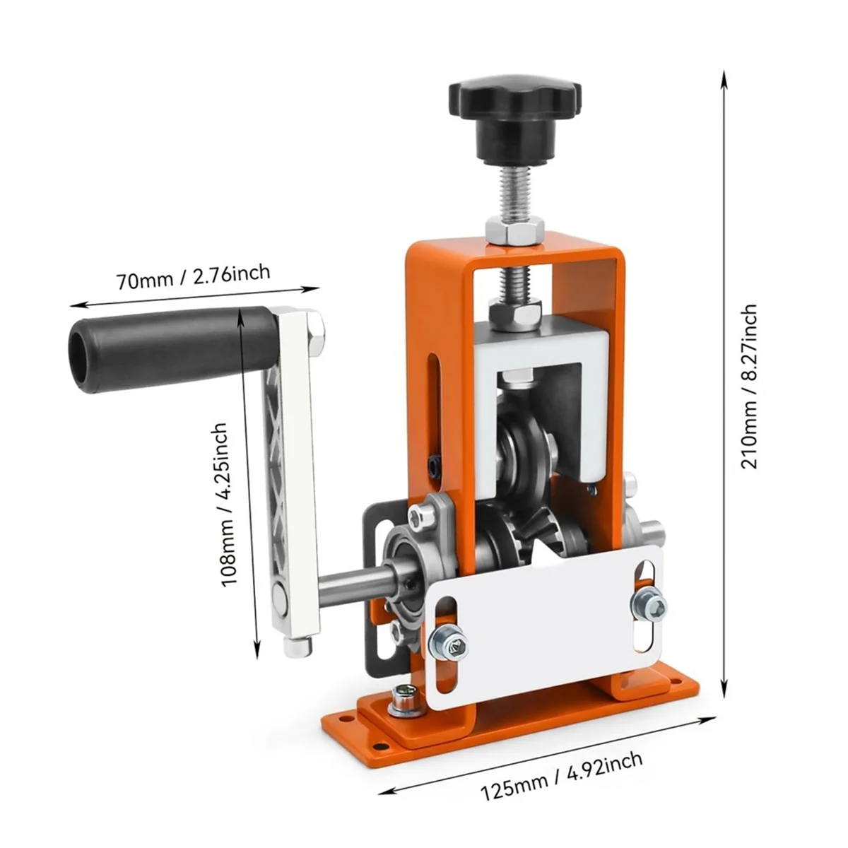 BAAQ Manual Wire Stripping Machine Gauge Wire 0.06-1 Inches,Scrapping Copper Wire Peeler Machine, Wire Stripper Tool