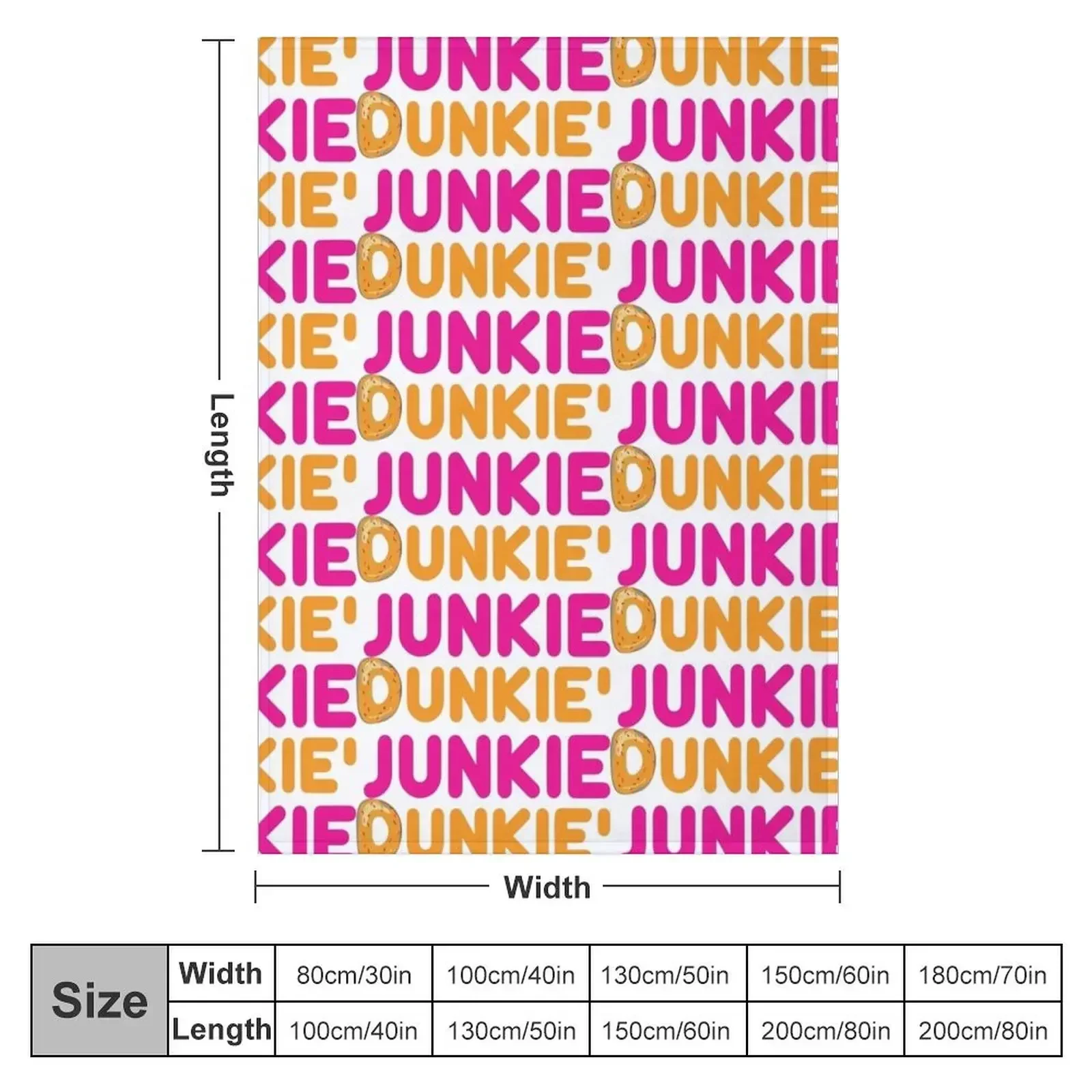 Dunkie Junkie Throw Blanket Blankets For Sofas Single Cute Camping Blankets