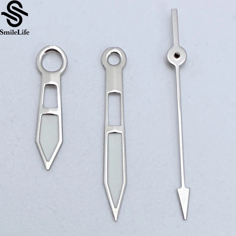 SmileLife ขัดเงินนาฬิกามือสีเขียวส่องสว่าง Fit ญี่ปุ่น NH35/NH35A อัตโนมัตินาฬิกาอุปกรณ์เสริมอะไหล่