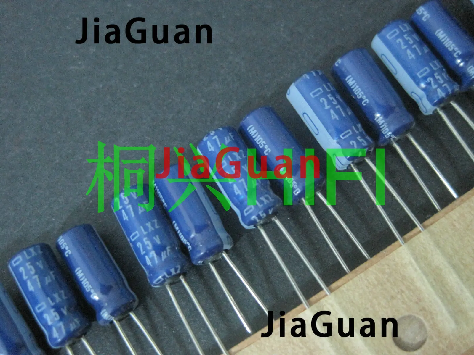 100pcs NEW NIPPON LXZ 25v47uf 5x11MM electrolytic capacitor NCC 47UF 25V lxz CHEMI-CON 47uF/25v Ultra Low Impedance