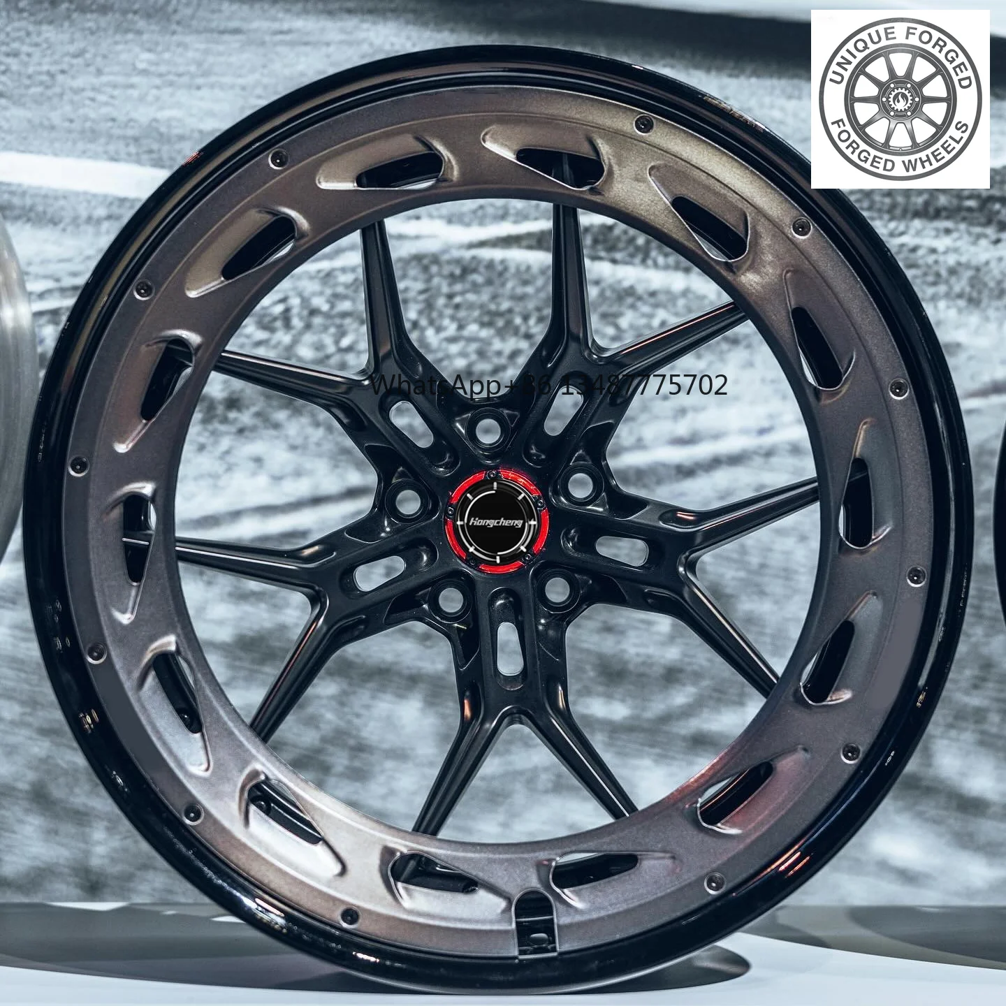 New style Custom 2-Piece Forged Wheel 18 19 20 21 22 Inch 5X114.3 5x130 6x139.7 5x112 5x120 For BMW For Benz For 911 For Lamborg