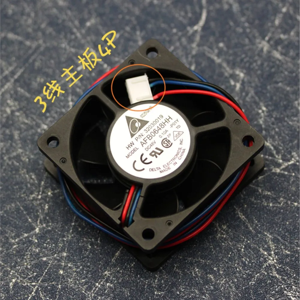 DC 48V 60mm Server fan AFB0648HH 6CM 60*60*25 mm 6025 0.12A  Inverter Cooling fan