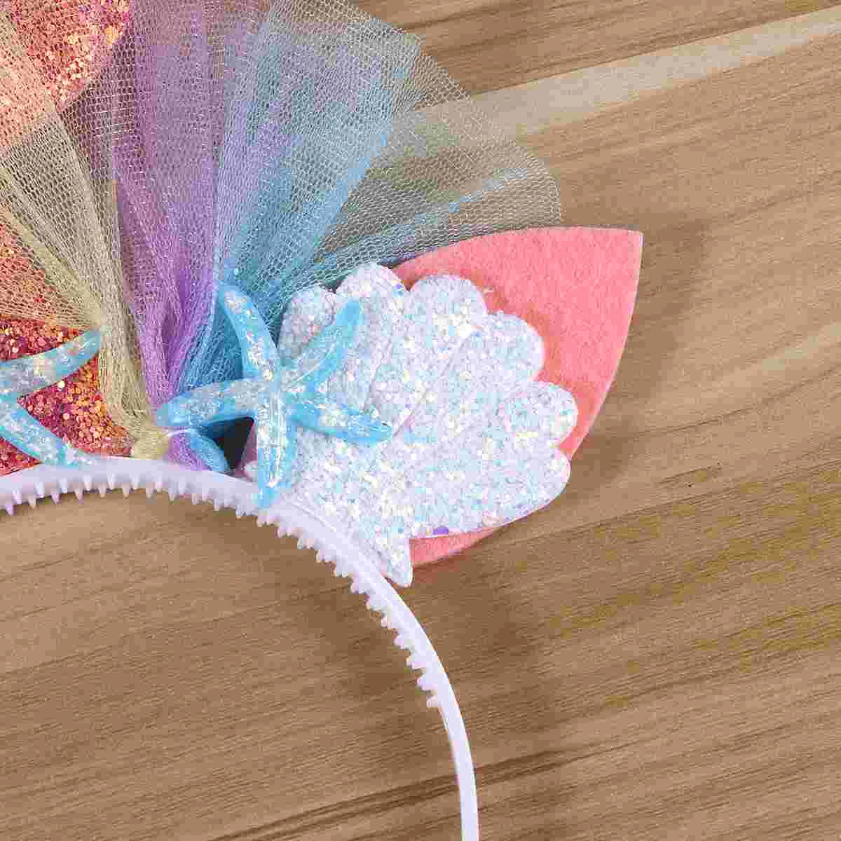 Chiffon Flower Headband Kids Hair Hoop Mermaid Animal Girl Cute Adorable Costume Hairband