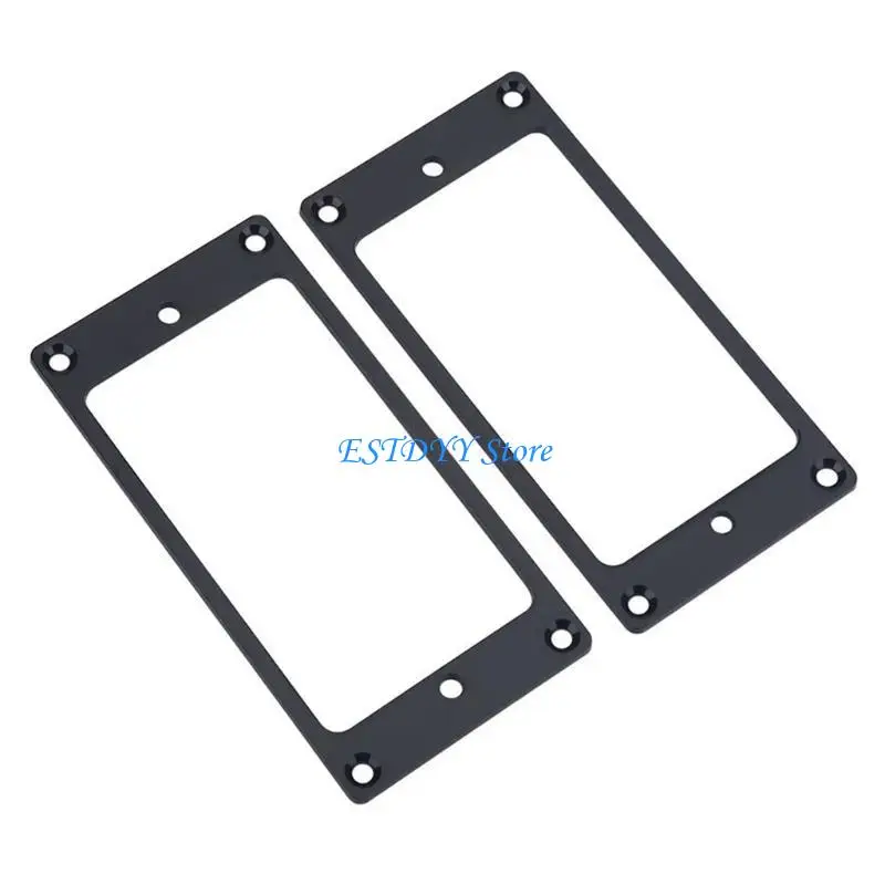 G6DE 2Pcs Pickup Mounting Ring Bridge Neck Pickups Cover Frame for Electric Guitars