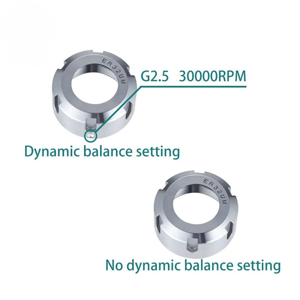 TULX ER11 Nut ER8 ER11 ER16 ER20 ER25 ER32 ER40 NUT A M UM High Precision ER Nut CNC Nut ER Nut for Cnc ER Collet and Tool