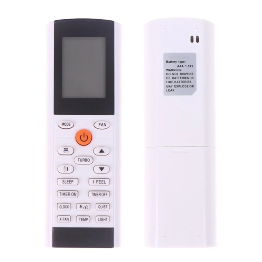 Air Conditioner Remote Control Replacement For YACIFB YAC1FB YAC1FB6 With Mode Fan Turbo Sleep Timer Settings White Black