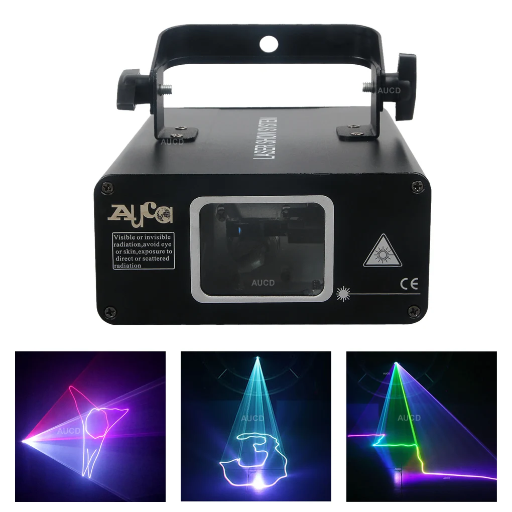 500mW RGB Fullcolor Beam Animation Scan DMX Sound Projector Laser Lights For Disco KTV DJ Home Xmas Party Show Stage Lighting