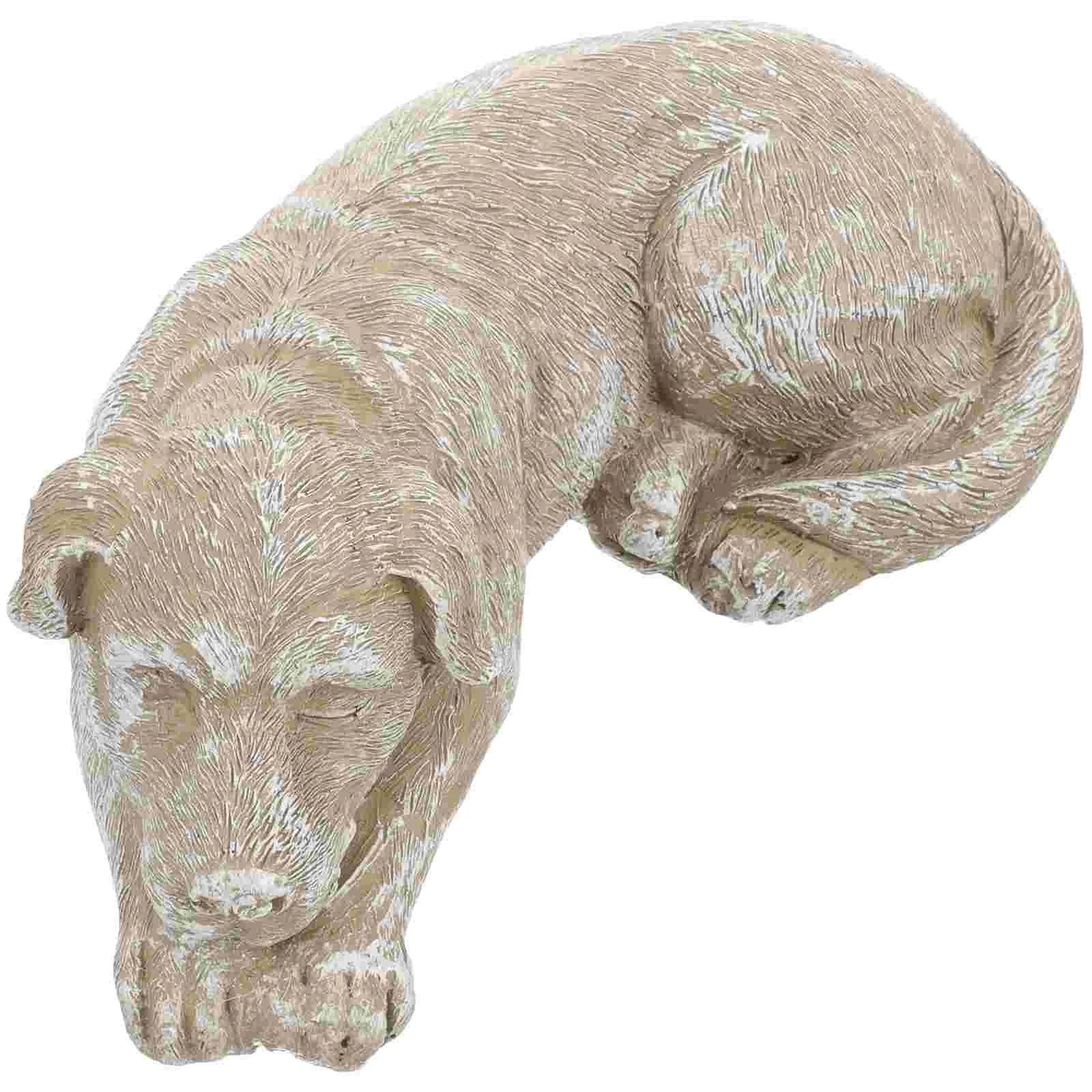 Garden Pet Memorial Tombstone Statue Cat Dog Cemetery Decorative (Dog) Grave Markers Pup Puppy Tribute Outdoor Ornament